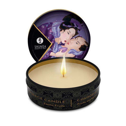SHUNGA MASSAGE CANDLE EXOTIC GREEN TEA