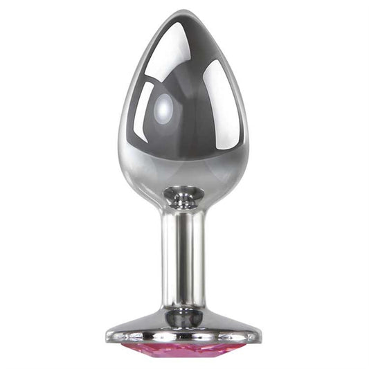 PINK GEM ANAL PLUG - SMALL