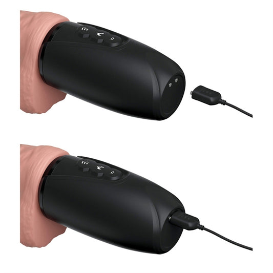 King Cock Plus 6.5" Thrusting cock / balls Light