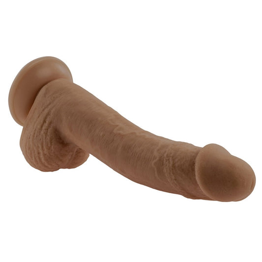 7" Natural Feel Flexskin - Dildo - Dark