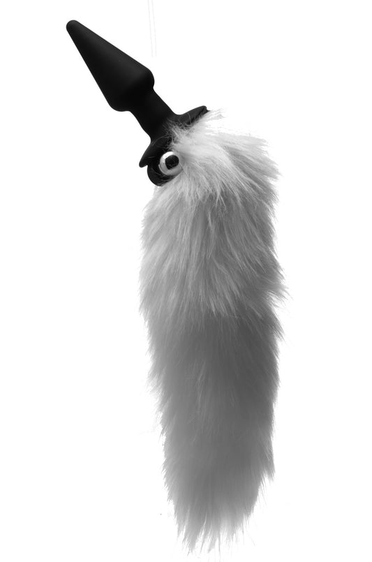 Tailz - Plug anal vibrant avec queue de renard - Blanc