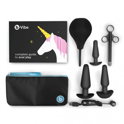 B-Vibe - Kit d'entraînement et d'éducation anale - Noir