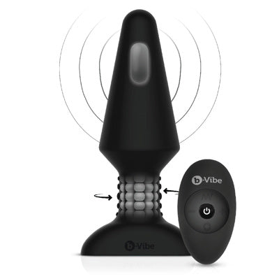 B-Vibe - Bouchon de rimming XL - Noir