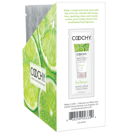 COOCHY - Crème à raser - Key Lime Pie 24 x 15 ml
