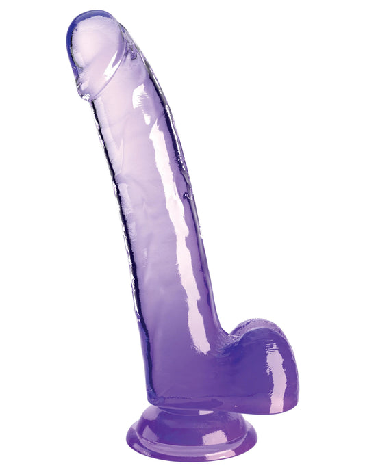 King Cock - Pénis de 23 cm avec testicules - Violet