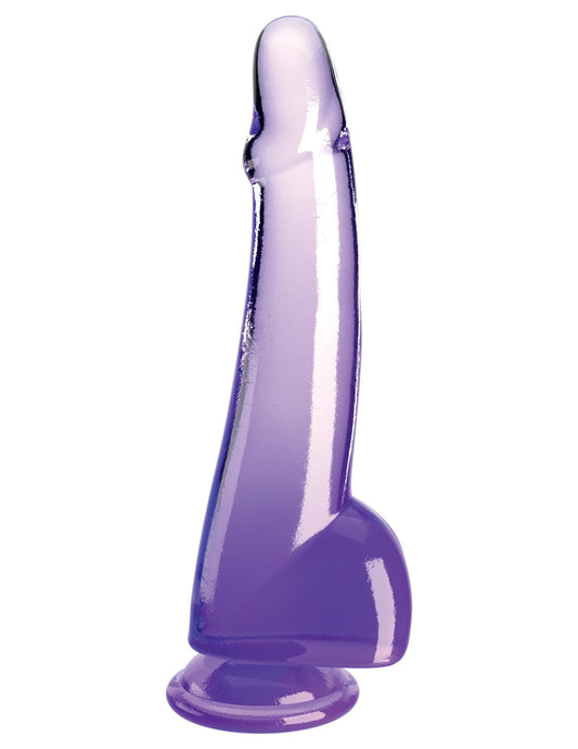 King Cock - Pénis de 25 cm avec testicules - Violet