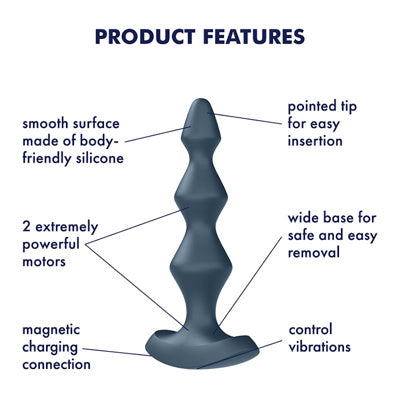Satisfyer - Lolli Plug 1 - Anthracite