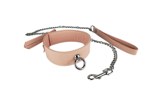 Spartacus - Collier et laisse - Rose