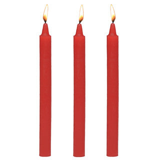 Master Series - Fire Sticks Candle Set of 3 - Rouge