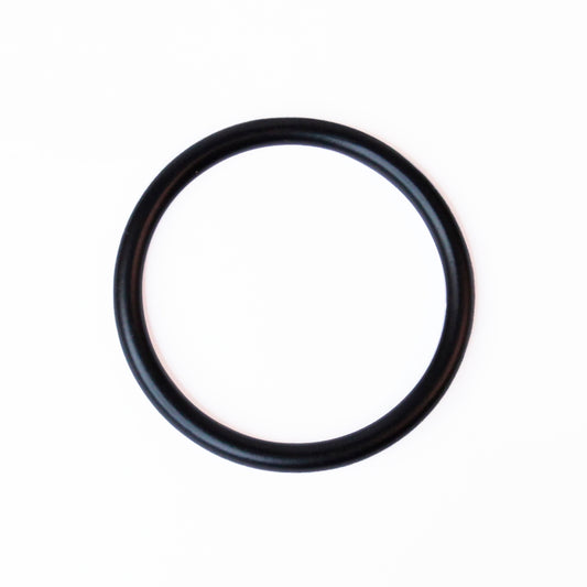 Bague Spartacus sans soudure en acier inoxydable 2'' noire