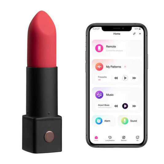 Lovense - Exomoon Mini Vibrateur Rouge à Lèvres