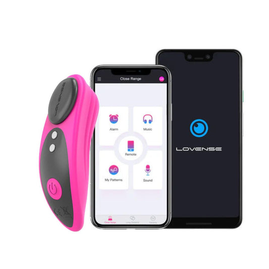 Lovense - Ferri Vibromasseur culotte télécommandé Bluetooth - Rose