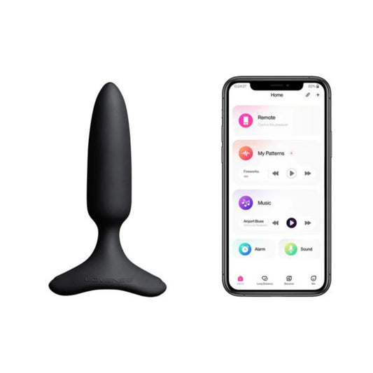 Lovense - Hush 2 Plug anal télécommandé - Noir - XS