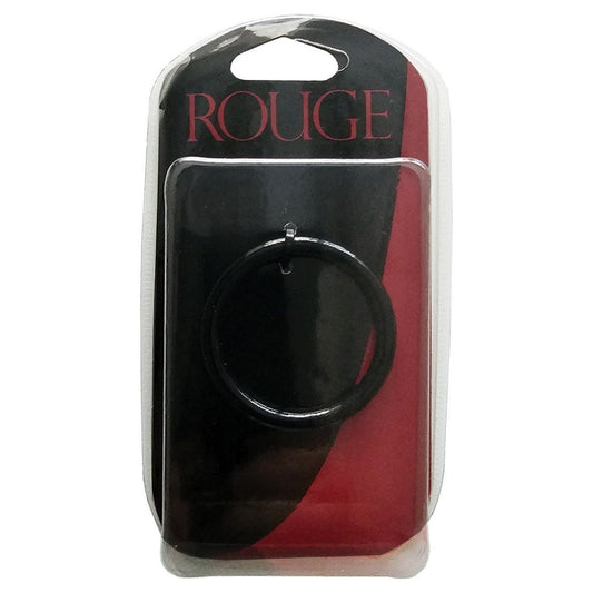 Rouge - Anneau pénien en acier inoxydable - 45 mm/Noir
