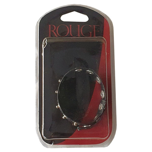 Rouge - Bretelles à pression multiple simples - Noir