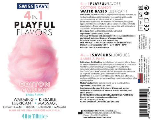 Swiss Navy - Cotton Candy - 4 oz