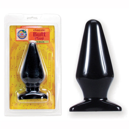 CLASSIC BUTT PLUG 6" BLACK