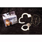CHROME HAND CUFFS 19'' , NEW BOX