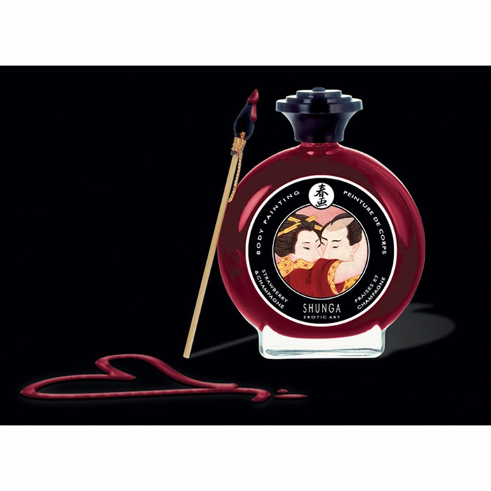 SHUNGA STRAWBERRIES CHAMPAGNE BODY PAINT