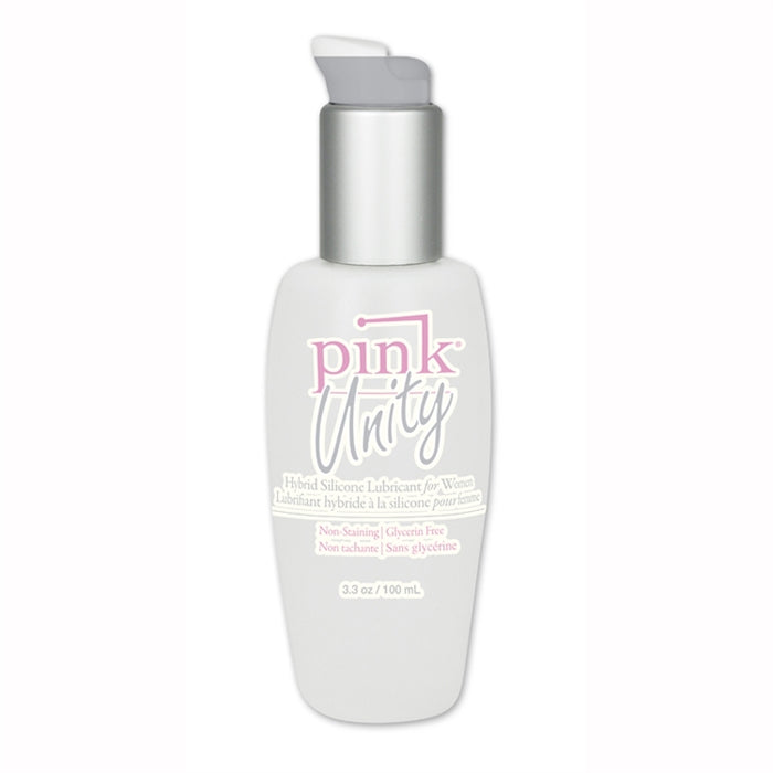 PINK UNITY HYBRID SILICONE LUBRICANT 3.3OZ