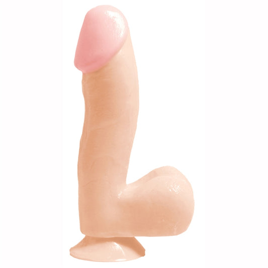 BASIX RUBBER WORKS- 6.5'' WITH SUCTION CUP - FLESH