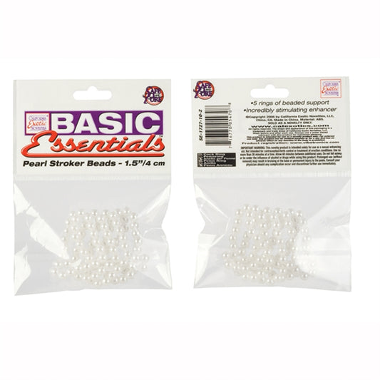 BASIC ESSENTIALS - PEARL STROKER BEADS - SMALL