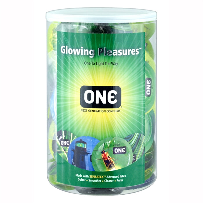 ONE CONDOM BOWL GLOWING PLEASURE (100/BOWL)