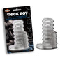 THICK BOY - VIBRATING PLEASURE SLEEVE - CLEAR