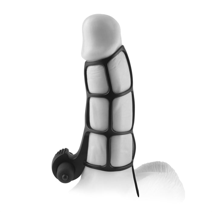FX - DELUXE SILICONE POWER CAGE- BLACK