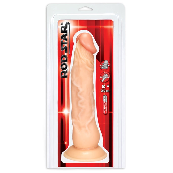 ROD STAR 8'' VENTOUSE CALLY FLESH