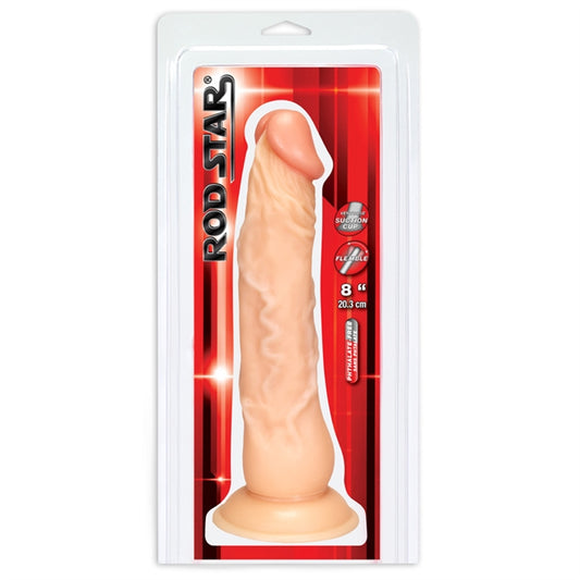ROD STAR 8'' VENTOUSE CALLY FLESH