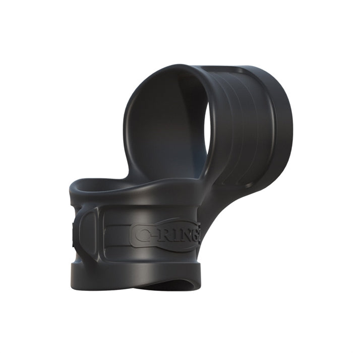 C-RINGZ MR BIG COCK RING AND BALL STRETCHER BLACK