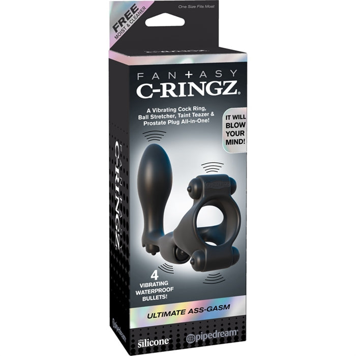 C-RINGZ ULTIMATE ASS-GASM BLACK