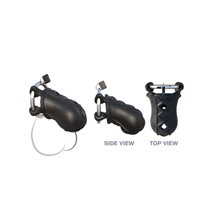 C-RINGZ EXTREME SILICONE COCK BLOCKER BLACK