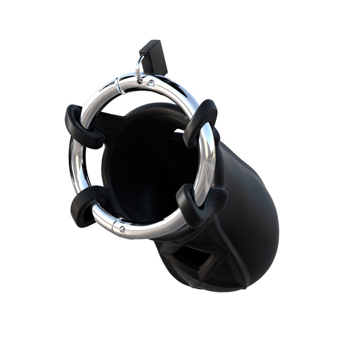 C-RINGZ EXTREME SILICONE COCK BLOCKER BLACK