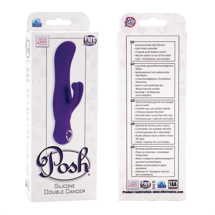 POSH SILICONE DOUBLE DANCER PURPLE