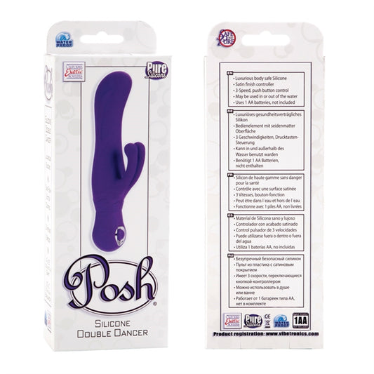 POSH SILICONE DOUBLE DANCER PURPLE