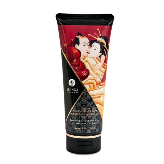 EDIBLE MASSAGE CREAM SPARKLING STRAWBERRY