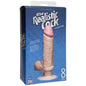 VIBRATING REALISTIC COCK 8" FLESH