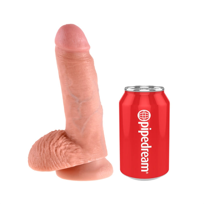 KING COCK  7" COCK WITH BALLS