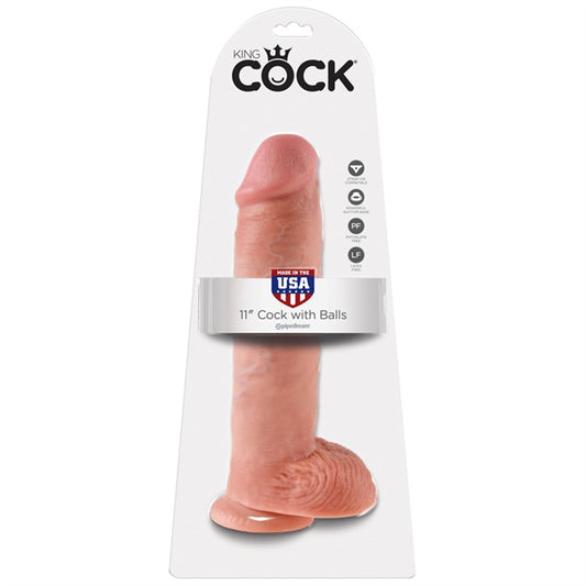 KING COCK - 11" COCK WITH BALLS