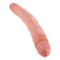 KING COCK  12" SLIM DOUBLE DILDO