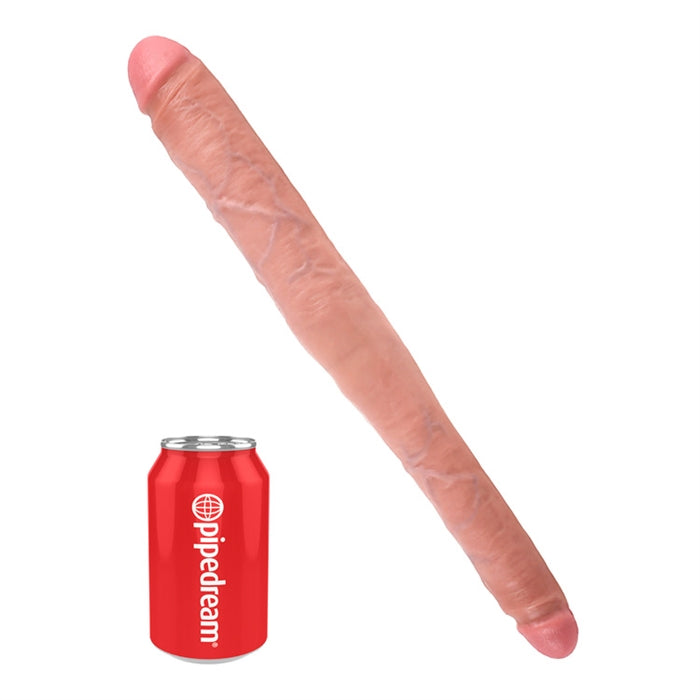KING COCK  16" TAPERED DOUBLE DILDO