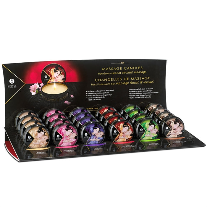 SHUNGA MINI MASSAGE CANDLE DISPLAY