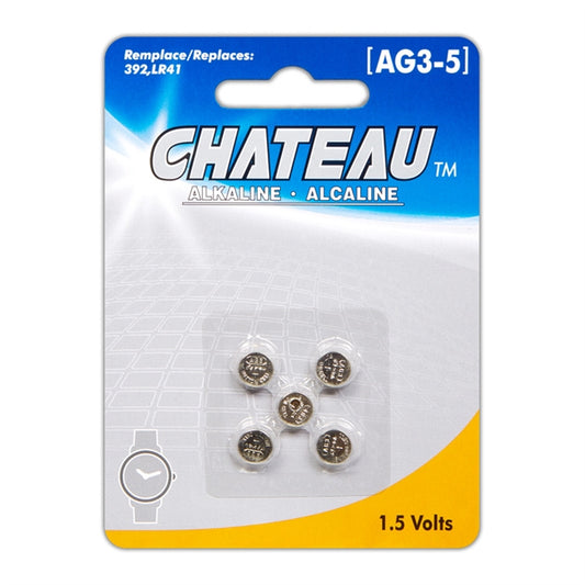 BATTERY CHATEAU AG3 (392) 5PK