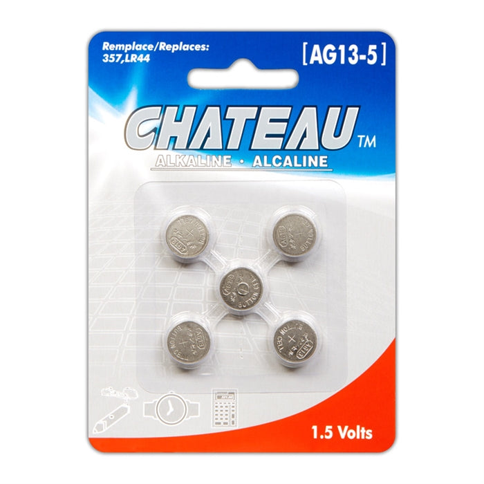 BATTERY CHATEAU AG13 (357) 5PK