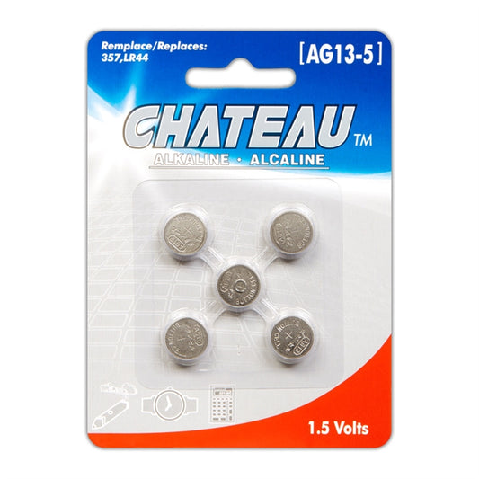 BATTERY CHATEAU AG13 (357) 5PK