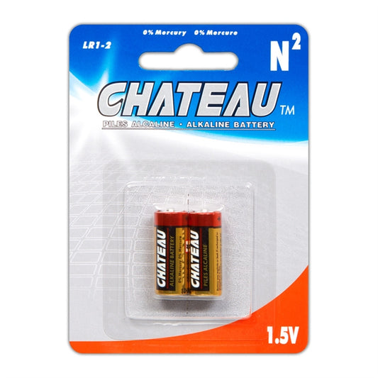 BATTERY CHATEAU ALKALINE N (LR1) 2PK