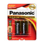 BATTERY PANASONIC AAA ALKALINE 4PK