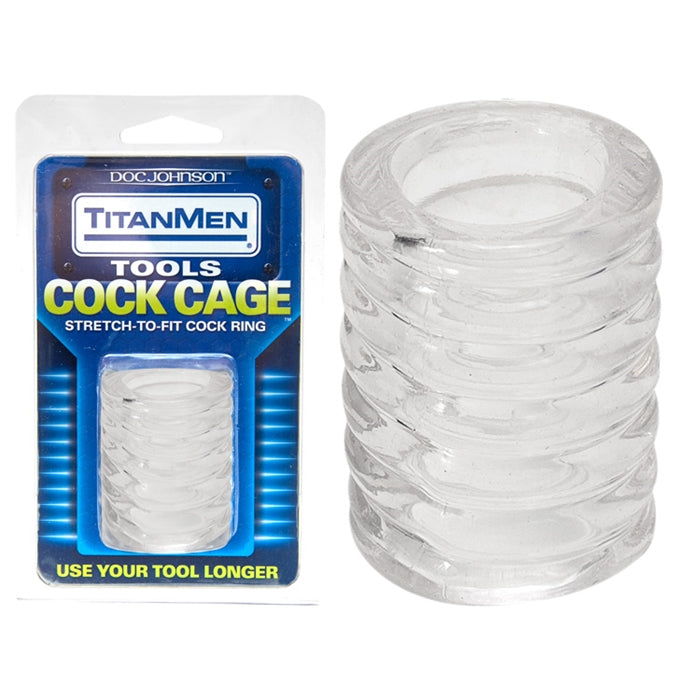 TITANMEN TOOLS COCK CAGE CLEAR